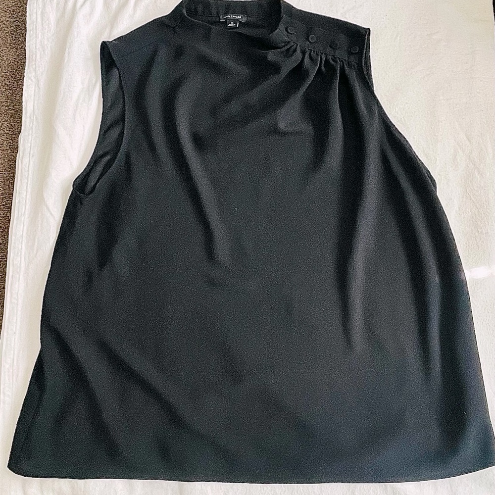 Ann Taylor Black Blouse